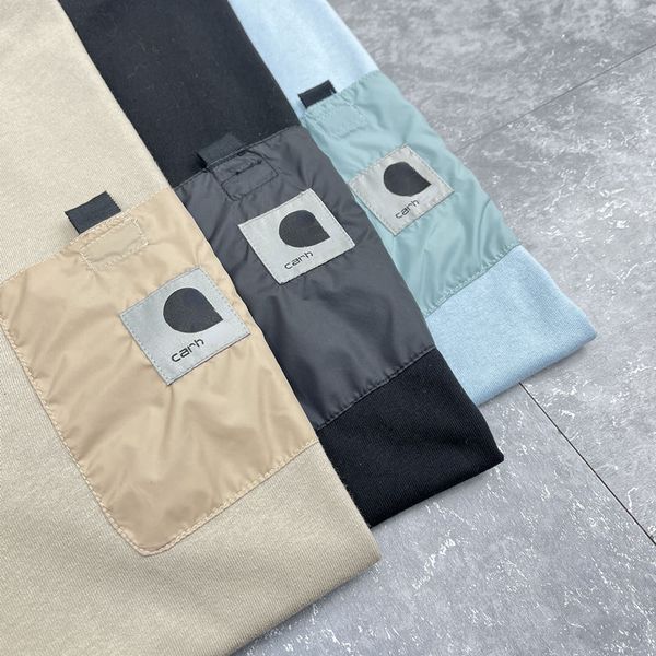 carhar t shirt designer velcro crew neck short sleeve pullover pocket cotton casual shirt couples sweatshirt, White;black
carhar t shirt designer velcro crew neck short sleeve pullover pocket cotton casual shirt couples sweatshirt, White;black