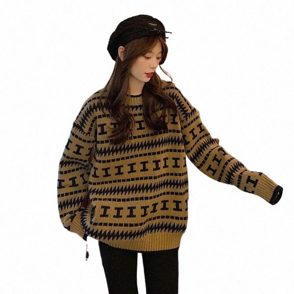 women's sweaters women's sweaters cmaz winter rhombus sweater spring and autumn outer wear loose retro h8k5#, White;black
women's sweaters women's sweaters cmaz winter rhombus sweater spring and autumn outer wear loose retro h8k5#, White;black