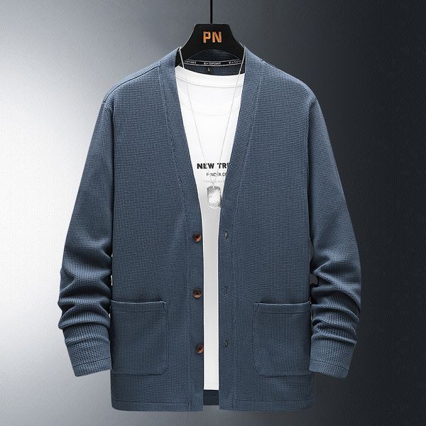 men s sweaters cardigan male autumn jacket korean version of the solid color v neck wild loose long plus size 8xl 220909, White;black
men s sweaters cardigan male autumn jacket korean version of the solid color v neck wild loose long plus size 8xl 220909, White;black