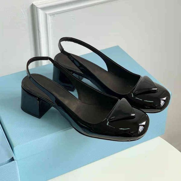 sandals mary jane shoes high heels designer shoe luxury women summer patent leather slingbacks shallow back strap, Black
sandals mary jane shoes high heels designer shoe luxury women summer patent leather slingbacks shallow back strap, Black
