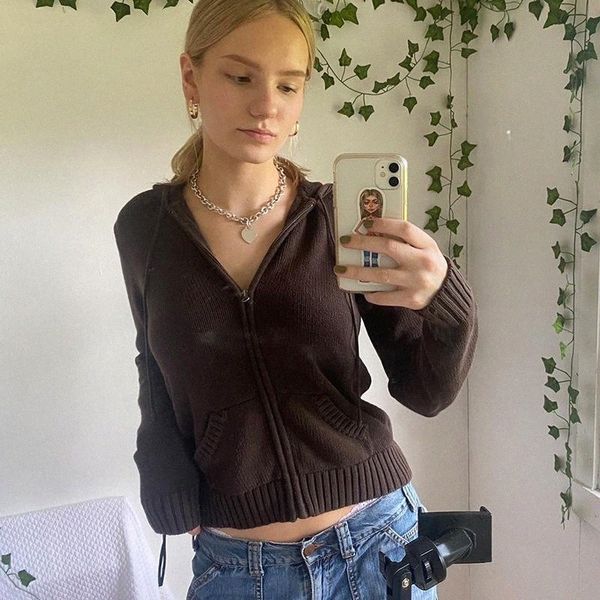 women's knits & tees women's knits & tees brown vintage hoodie sweater cardigans autumn winter knitwear women aesthetic knitted zi, White
women's knits & tees women's knits & tees brown vintage hoodie sweater cardigans autumn winter knitwear women aesthetic knitted zi, White