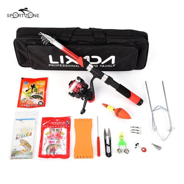 lixada 2 1m fishing rod reel combo full kits spinning reel pole set with lure swivel tool set in bag case fishing tackle pesca2672
lixada 2 1m fishing rod reel combo full kits spinning reel pole set with lure swivel tool set in bag case fishing tackle pesca2672