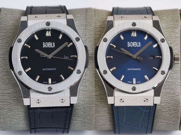 color black blue dial gold watch luxury man automatic mechanical watchs men classics watches 42mm steel montre womens sport rubber wristwatc, Slivery;brown
color black blue dial gold watch luxury man automatic mechanical watchs men classics watches 42mm steel montre womens sport rubber wristwatc, Slivery;brown