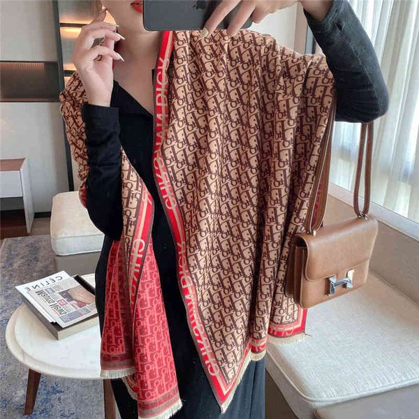 design autumn and 2021 new warm scarf female thickened imitation cashmere decorative shawl, Blue;gray
design autumn and 2021 new warm scarf female thickened imitation cashmere decorative shawl, Blue;gray