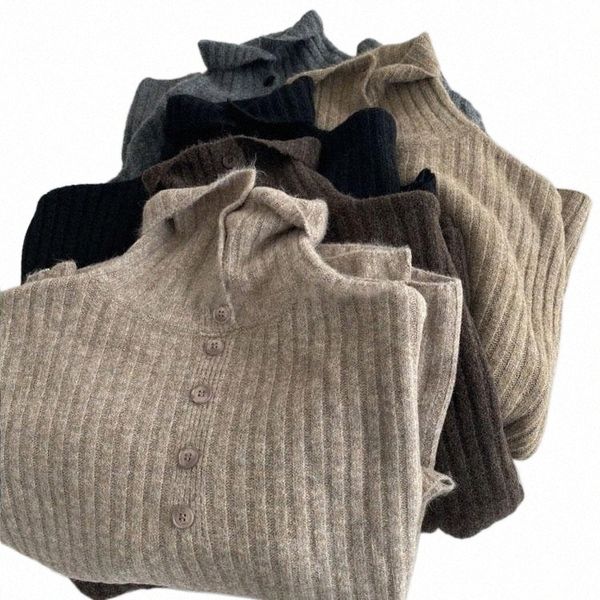 women's sweaters women's sweaters pullover women turtleneck sweater fashion button long sleeve winter loose knitted jumper casual, White;black
women's sweaters women's sweaters pullover women turtleneck sweater fashion button long sleeve winter loose knitted jumper casual, White;black