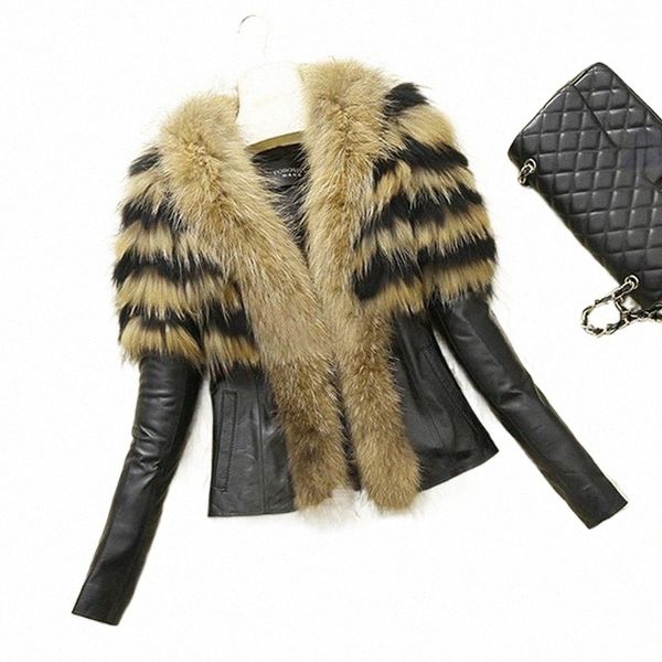 women's fur & faux fur women's fur & faux winter imitation leather overcoat 2021 fashion raccoon pu coats clothing n0gz#, Black
women's fur & faux fur women's fur & faux winter imitation leather overcoat 2021 fashion raccoon pu coats clothing n0gz#, Black