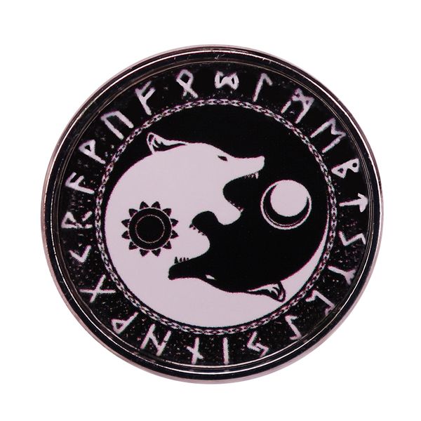 viking wolf of odin valknut norse mythology enamel brooch pin lapel metal pins brooches badges exquisite jewelry accessories, Blue
viking wolf of odin valknut norse mythology enamel brooch pin lapel metal pins brooches badges exquisite jewelry accessories, Blue