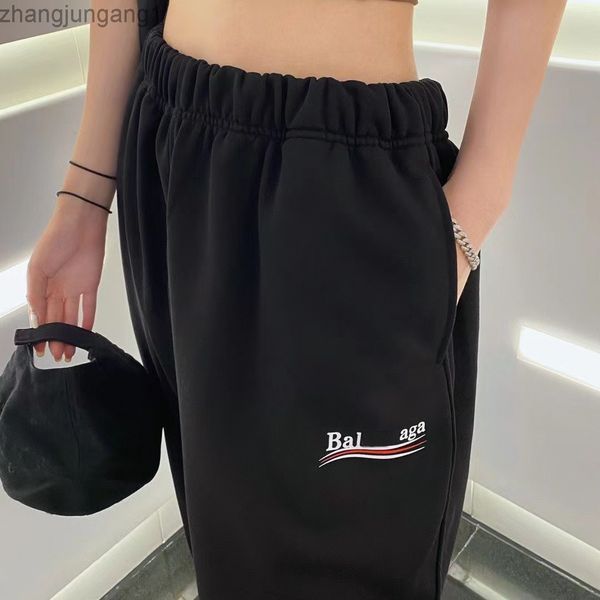 designer pure cotton balanciagas pants sports fashion and leisure men and women alike hoodie not jeans, Black
designer pure cotton balanciagas pants sports fashion and leisure men and women alike hoodie not jeans, Black