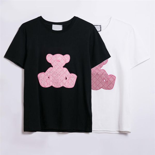 2021 100%cotton womens shirt precision embroidery designe pink bear letters t-shirt mens t shirts size s-xxl292r, White;black
2021 100%cotton womens shirt precision embroidery designe pink bear letters t-shirt mens t shirts size s-xxl292r, White;black