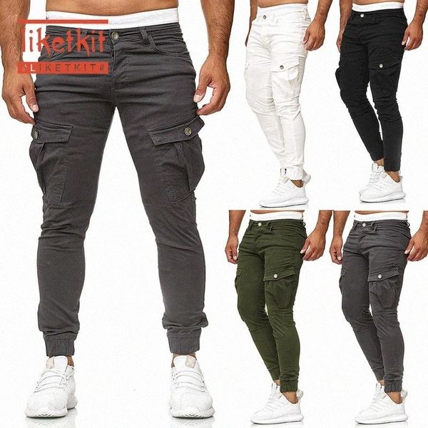 men's pants liketkit mens casual joggers pants 2019 solid patchwork cotton cargo pants homme elastic skinny fitness trousers 50v5#, Black
men's pants liketkit mens casual joggers pants 2019 solid patchwork cotton cargo pants homme elastic skinny fitness trousers 50v5#, Black