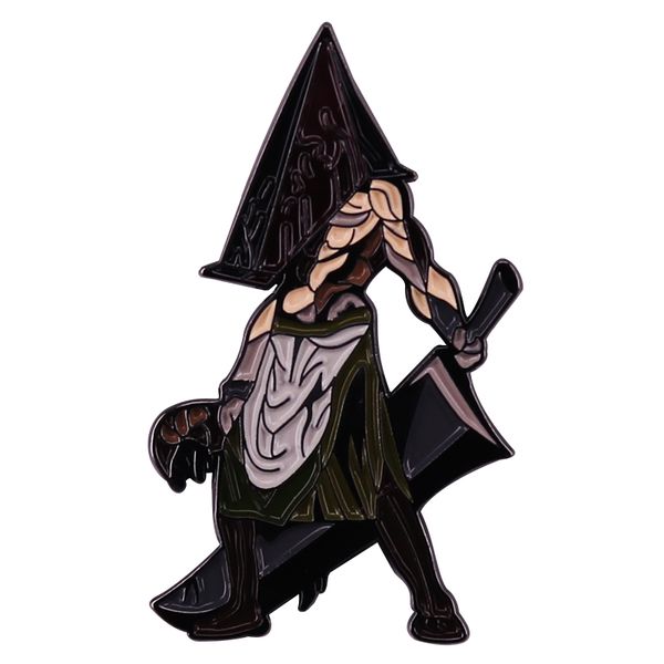 other fashion accessories silent hillll pyramid head enamel pin horror video game movie badge backpack decoration jewelry, Silver
other fashion accessories silent hillll pyramid head enamel pin horror video game movie badge backpack decoration jewelry, Silver