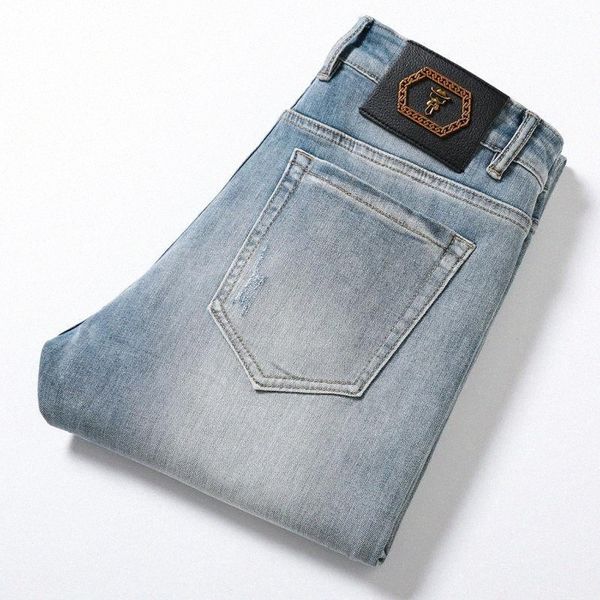 men's jeans men's jeans korean slim fit small foot stretch light blue spring drill printing casual thin pants 41ko#
men's jeans men's jeans korean slim fit small foot stretch light blue spring drill printing casual thin pants 41ko#