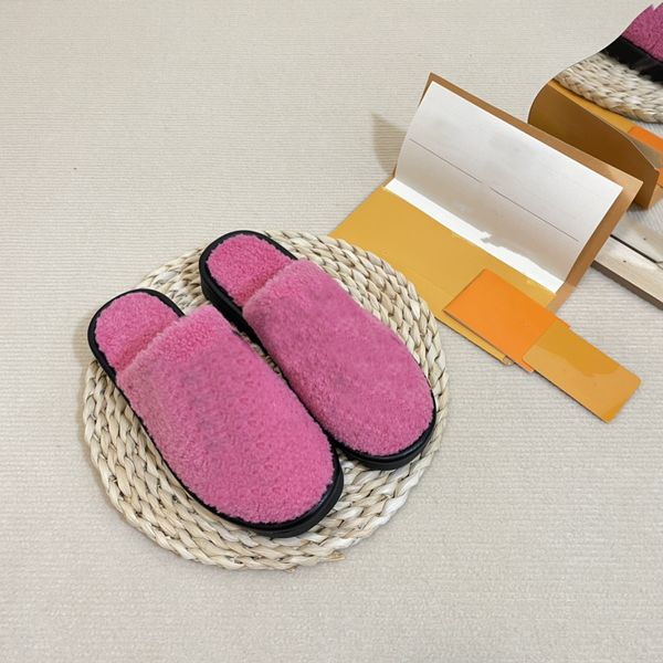 women designer wide edge round head pink slipper autumn winter lamb wool velvet non-slip black flip-flops leather slider wide flat shoes lad
women designer wide edge round head pink slipper autumn winter lamb wool velvet non-slip black flip-flops leather slider wide flat shoes lad
