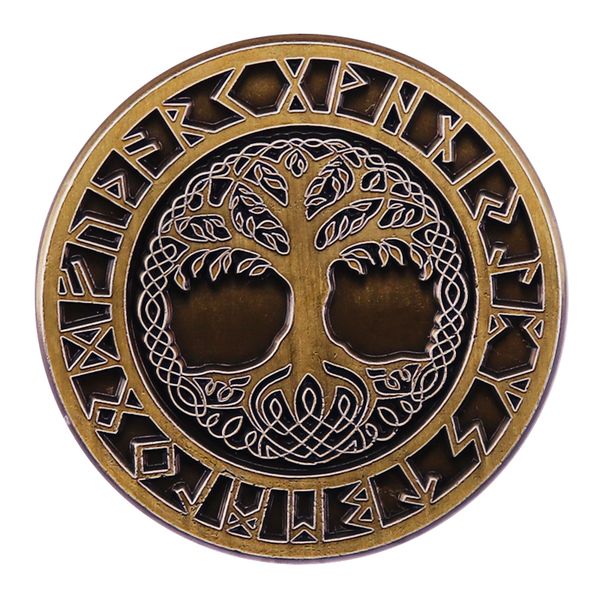 other fashion accessories world tree of life enamel pin yggdrasil norse viking runic circle badge backpack decoration jewelry, Silver
other fashion accessories world tree of life enamel pin yggdrasil norse viking runic circle badge backpack decoration jewelry, Silver