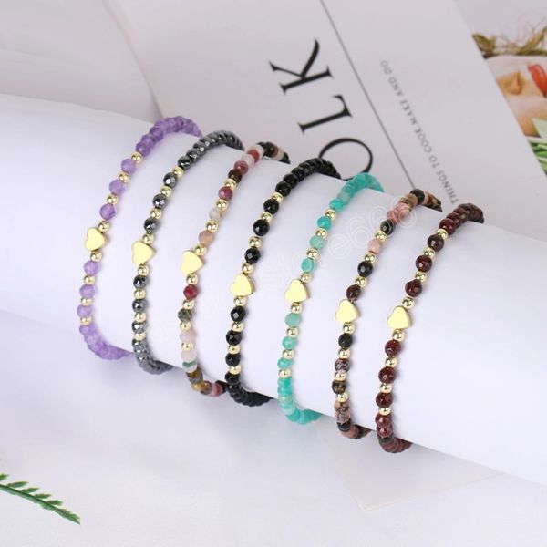 crystal bracelet 4mm natural stone bead bracelets for lover amethysts black obsidian hematite tourmaline link chain, Golden;silver
crystal bracelet 4mm natural stone bead bracelets for lover amethysts black obsidian hematite tourmaline link chain, Golden;silver