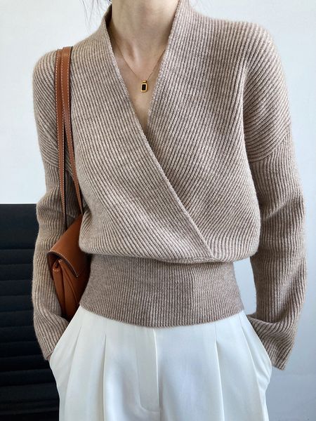 women s sweaters cross design chic autumn long sleeve v neck thick warm pullover femme casual simple jumper woman s clothes 220908, White;black
women s sweaters cross design chic autumn long sleeve v neck thick warm pullover femme casual simple jumper woman s clothes 220908, White;black