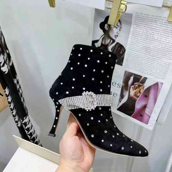 boots high heels ankle cahelsea pumps winter fashion pointed toe party warm thin, Black
boots high heels ankle cahelsea pumps winter fashion pointed toe party warm thin, Black