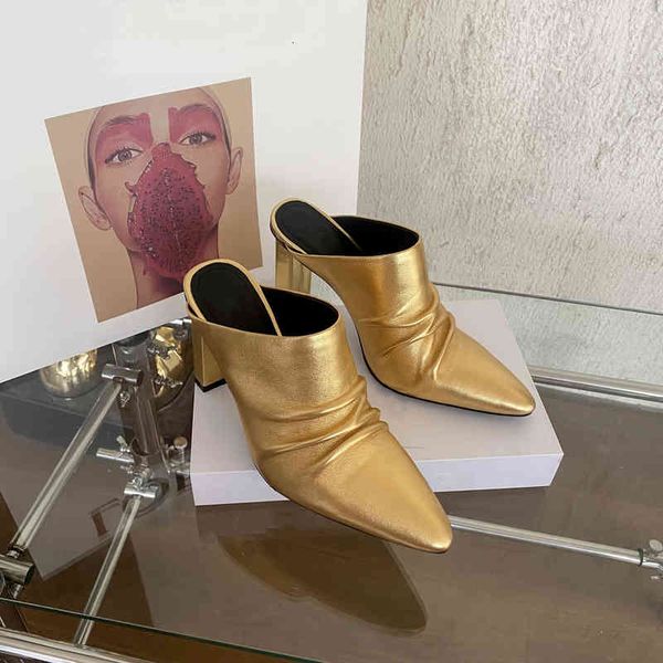 sandals high heels pumps designer shoes leather pointed toe super sexluxury slippers, Black
sandals high heels pumps designer shoes leather pointed toe super sexluxury slippers, Black
