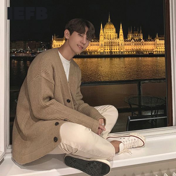 men s sweaters iefb loose knit cardigan swaeter autumn thickening korean fashion casual kintwear clothes fit y4493 220909, White;black
men s sweaters iefb loose knit cardigan swaeter autumn thickening korean fashion casual kintwear clothes fit y4493 220909, White;black