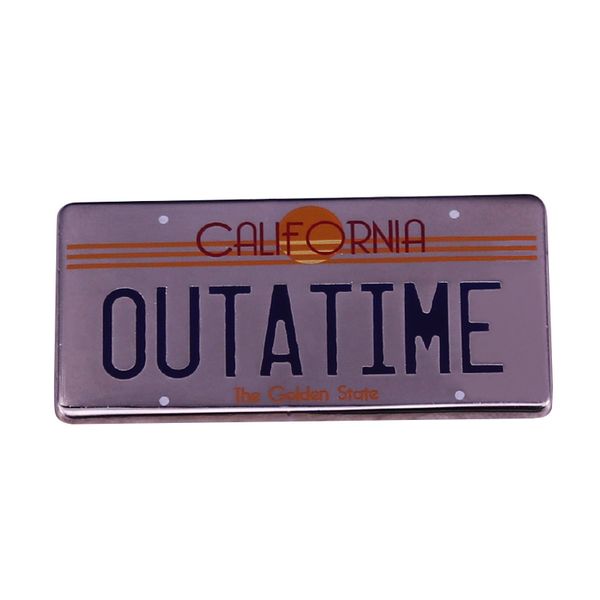 other fashion accessories back to the future california 'outatime' brooch delorean enamel pin time machine license plate badge mov, Silver
other fashion accessories back to the future california 'outatime' brooch delorean enamel pin time machine license plate badge mov, Silver