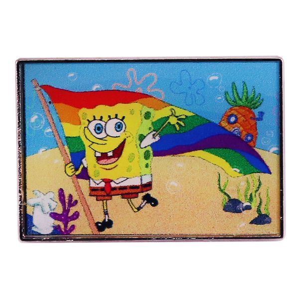 other fashion accessories rainbow flag enamel pin classic cartoon badge brooch lgbt backpack decoration jewelry, Silver
other fashion accessories rainbow flag enamel pin classic cartoon badge brooch lgbt backpack decoration jewelry, Silver