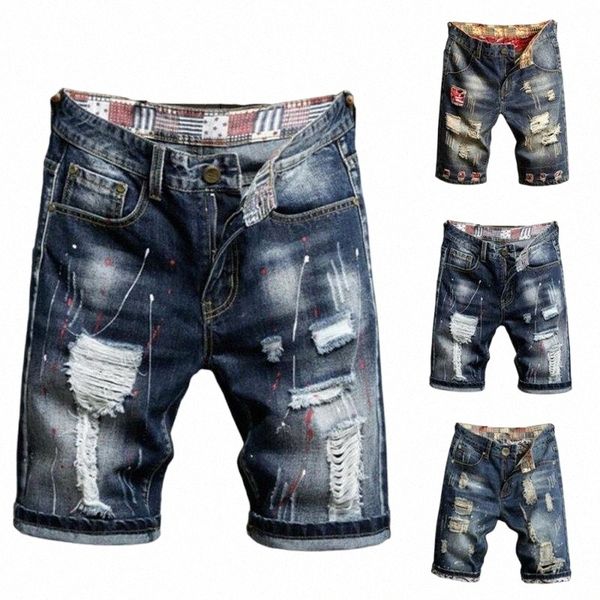 men's pants men's pants men ripped straight denim shorts summer holiday casual button jeans half r6fn#, Black
men's pants men's pants men ripped straight denim shorts summer holiday casual button jeans half r6fn#, Black