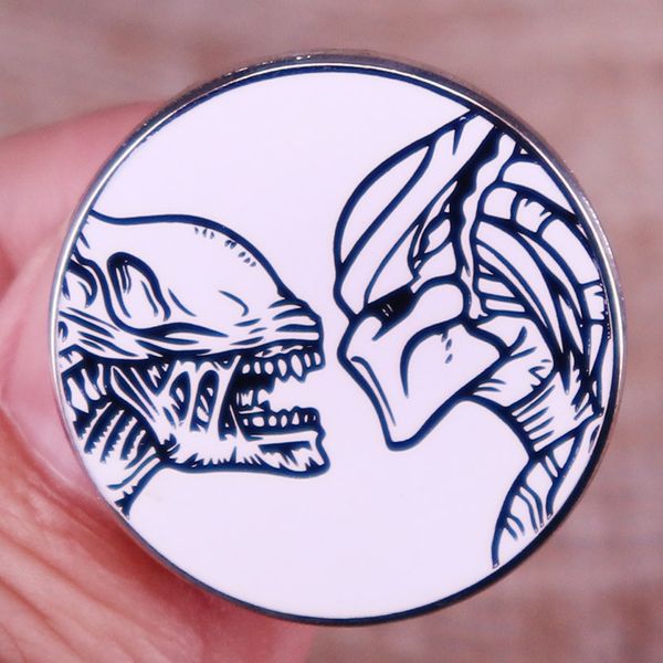 other fashion accessories alien vs preedator enamel pins lapel pin shirt bag badge jewelry gift for friends, Silver
other fashion accessories alien vs preedator enamel pins lapel pin shirt bag badge jewelry gift for friends, Silver