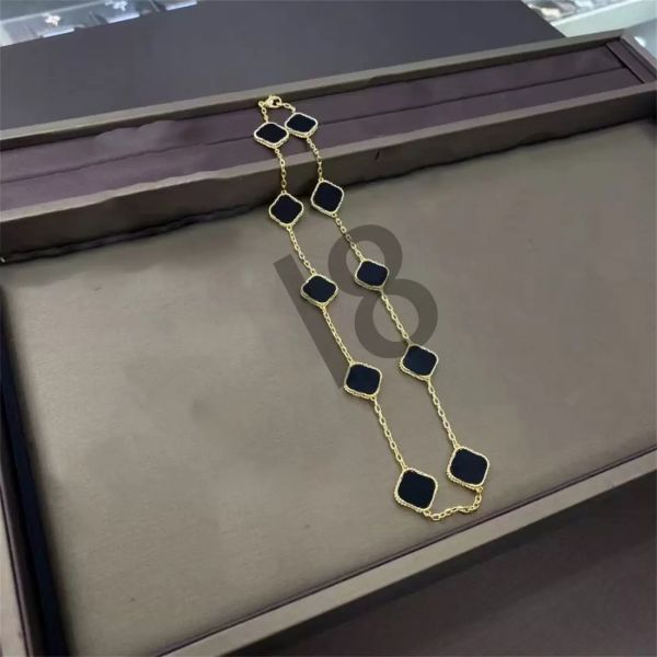 pendant necklaces s925 four-leaf clover ten-flower necklace light luxury clavicle chain gift vanclavicle chain, Silver
pendant necklaces s925 four-leaf clover ten-flower necklace light luxury clavicle chain gift vanclavicle chain, Silver