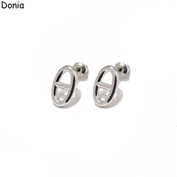 donia jewelry luxury stud european and american fashion pig nose titanium steel three-color creative designer earrings gift box284u, Golden;silver
donia jewelry luxury stud european and american fashion pig nose titanium steel three-color creative designer earrings gift box284u, Golden;silver