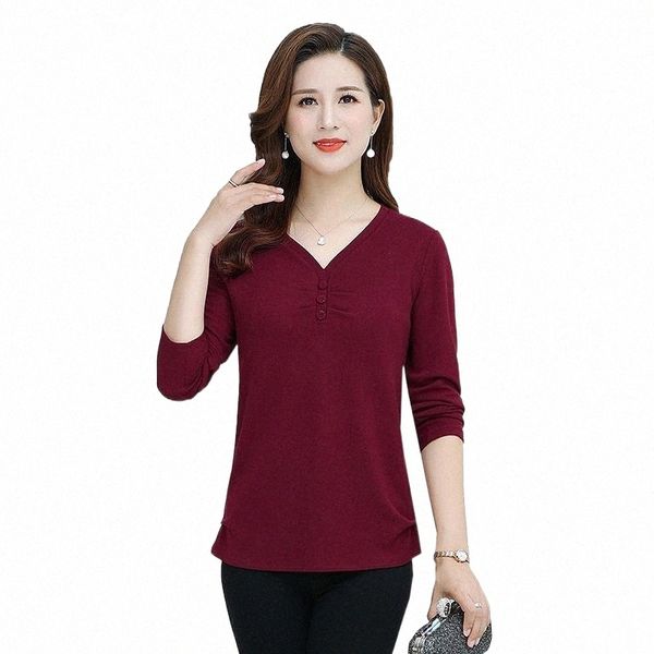 women's t-shirt women's t-shirt long sleeve t-shirts spring fall women pullover shirt middle age mother plus size casual solid col, White
women's t-shirt women's t-shirt long sleeve t-shirts spring fall women pullover shirt middle age mother plus size casual solid col, White