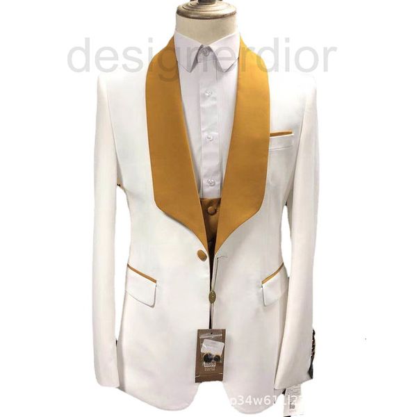 men's suits & blazers designer suit factory suit business high-end three piece wedding dress qwqj, White;black
men's suits & blazers designer suit factory suit business high-end three piece wedding dress qwqj, White;black