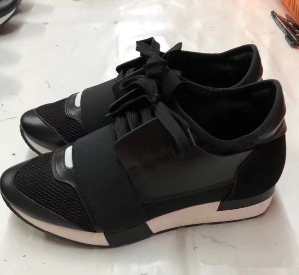 2022designer sneaker men women casual shoes genuine leather ventilation mesh pointed race runner outdoors trainers with box big size 35-45, Black
2022designer sneaker men women casual shoes genuine leather ventilation mesh pointed race runner outdoors trainers with box big size 35-45, Black