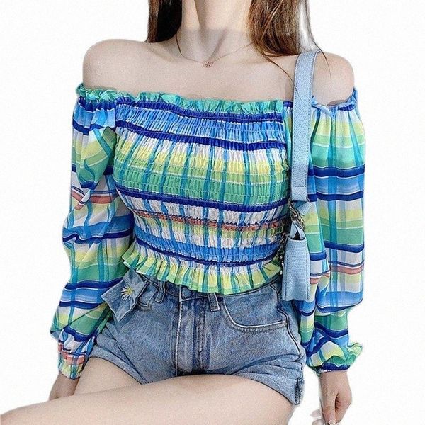 women's blouses & shirts womens and blouses solid color off shoulder ruff sleeve long ruffled women blouse shirts women's & 27no#, White
women's blouses & shirts womens and blouses solid color off shoulder ruff sleeve long ruffled women blouse shirts women's & 27no#, White