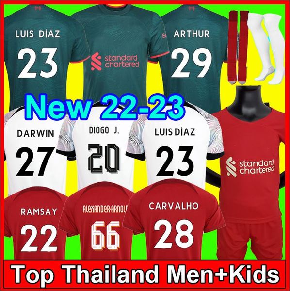 22 23 season home away soccer jerseys 3rd red yellow 2022 2023 mohamed diogo luis diaz darwin ramsay football shirts men kids kits uniforms, Black;yellow
22 23 season home away soccer jerseys 3rd red yellow 2022 2023 mohamed diogo luis diaz darwin ramsay football shirts men kids kits uniforms, Black;yellow