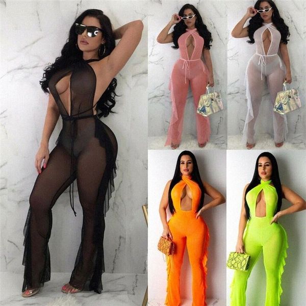 women's swimwear women beach cover up see through ruffle pants mesh sheer long suspender bikini bottoms swimsuit swimwear women's, White;black
women's swimwear women beach cover up see through ruffle pants mesh sheer long suspender bikini bottoms swimsuit swimwear women's, White;black