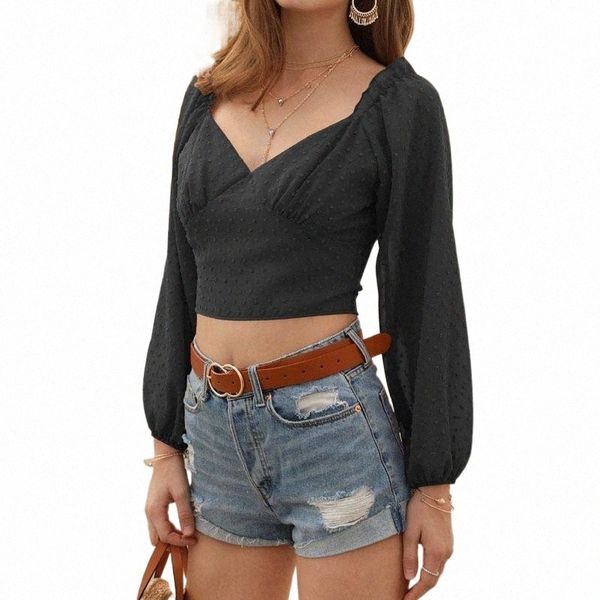 women's blouses & shirts short navel crop 2021 spring chiffon fashion v-neck shirts dot women blouse lantern sleeve blusas outwear g20, White
women's blouses & shirts short navel crop 2021 spring chiffon fashion v-neck shirts dot women blouse lantern sleeve blusas outwear g20, White