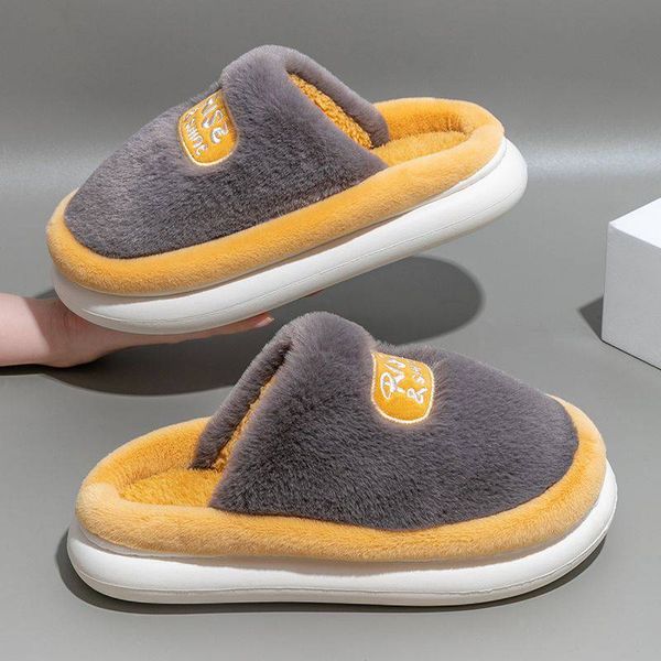 winter thick sole slippers fashion lovely indoor warm soft non-slip casual plush shoes at home, Black
winter thick sole slippers fashion lovely indoor warm soft non-slip casual plush shoes at home, Black