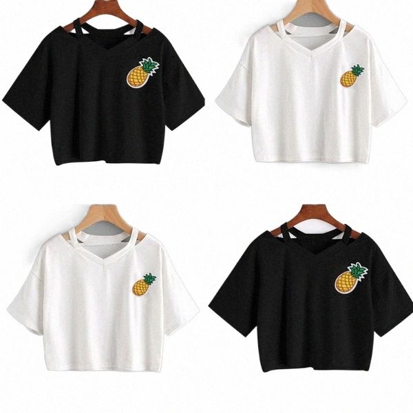 women's t-shirt women's t-shirt summer t shirt women casual pineapple printed short sleeve crop super quality tshirts cotton h0zx, White
women's t-shirt women's t-shirt summer t shirt women casual pineapple printed short sleeve crop super quality tshirts cotton h0zx, White