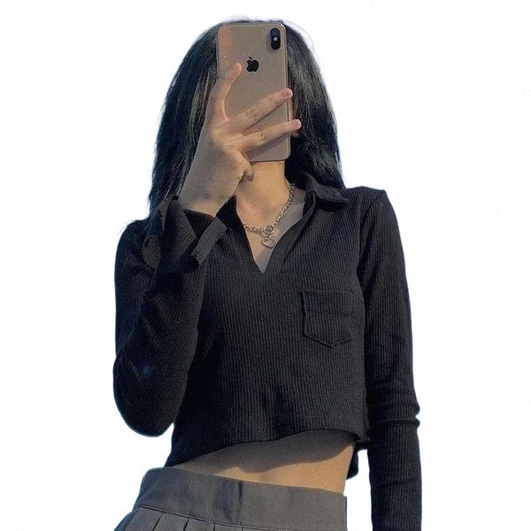 women's t-shirt women's t-shirt long sleeve t-shirts women autumn korean style cropped slim all-match pockets lapel solid simple c, White
women's t-shirt women's t-shirt long sleeve t-shirts women autumn korean style cropped slim all-match pockets lapel solid simple c, White