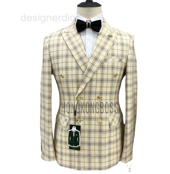 men's suits & blazers designer double row six button small suit men's 2022 plaid business clothes coat s8bd, White;black
men's suits & blazers designer double row six button small suit men's 2022 plaid business clothes coat s8bd, White;black