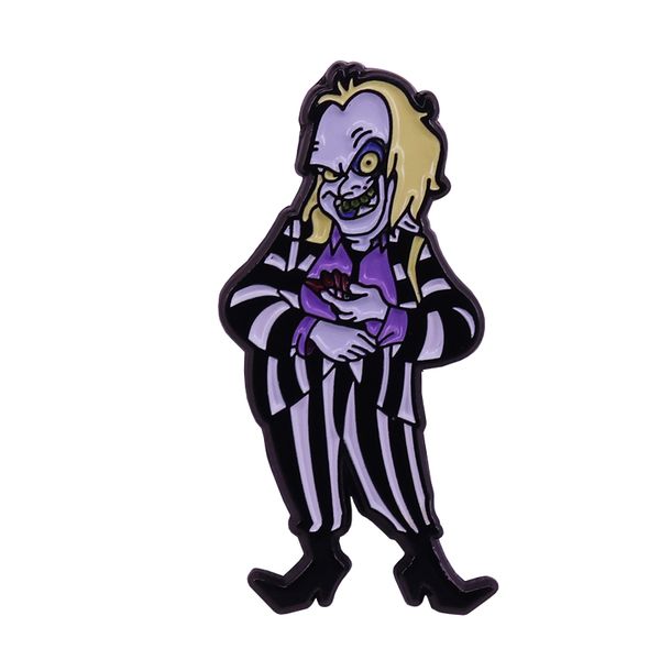 other fashion accessories beetlejuice badge retro 80s horror movie fans collection, Silver
other fashion accessories beetlejuice badge retro 80s horror movie fans collection, Silver