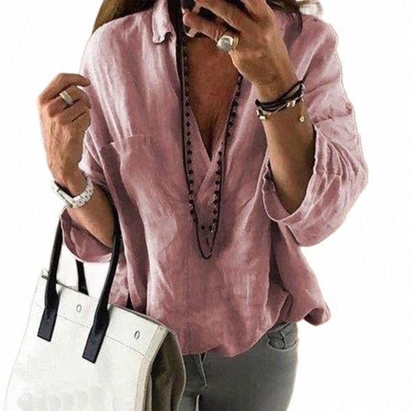 women's blouses & shirts spring one pocket women shirt female blouse long sleeve casual turn-down collar ol style loose blouses women&, White
women's blouses & shirts spring one pocket women shirt female blouse long sleeve casual turn-down collar ol style loose blouses women&, White