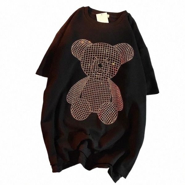 women's t-shirt women's t-shirt limiguyue diamond beading bear t shirt women oversize short sleeve tshirt harajuku hip hop tees co, White
women's t-shirt women's t-shirt limiguyue diamond beading bear t shirt women oversize short sleeve tshirt harajuku hip hop tees co, White