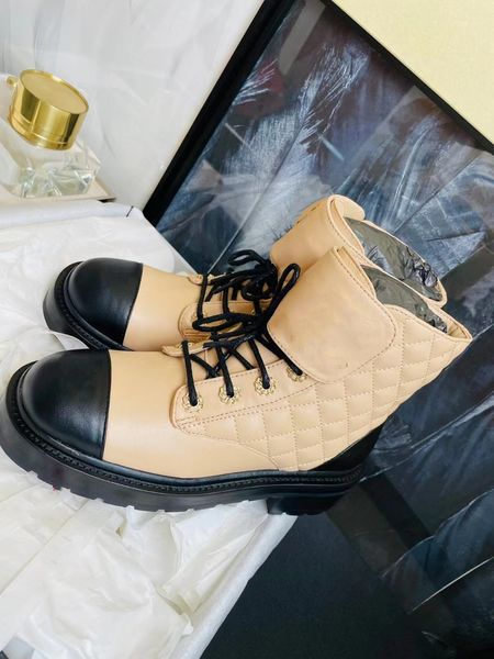 motorcycle ankle boots women cow leather platform side cross-tied lace sewing female shoes handmade, Black