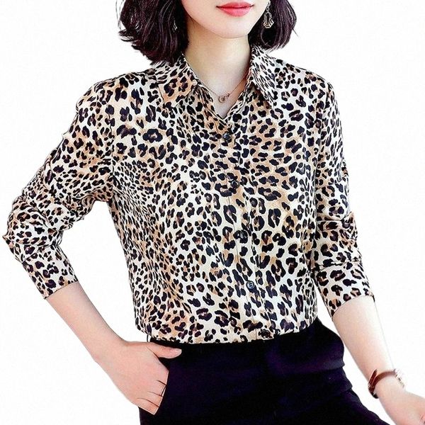 women's blouses & shirts spring autumn blouse women elegant wild printed shirts blouses long sleeve slim fit leopard shirt clothes blu, White
women's blouses & shirts spring autumn blouse women elegant wild printed shirts blouses long sleeve slim fit leopard shirt clothes blu, White