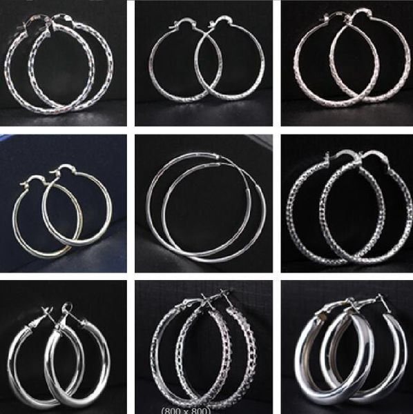 925 sterling silver ear hoop earrings hyperbole big ear ring mix 9 style 9pairs/lot fashion jewelry, Golden;silver
925 sterling silver ear hoop earrings hyperbole big ear ring mix 9 style 9pairs/lot fashion jewelry, Golden;silver