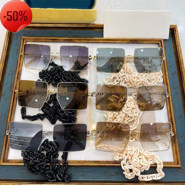 designer sunglasses g family letter net red same model with chain ins large square sunglass women's fashion versatile gg0886, White;black
designer sunglasses g family letter net red same model with chain ins large square sunglass women's fashion versatile gg0886, White;black