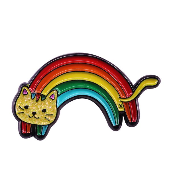 other fashion accessories cute cat badge creative gay lesbian pride accessory, Silver
other fashion accessories cute cat badge creative gay lesbian pride accessory, Silver