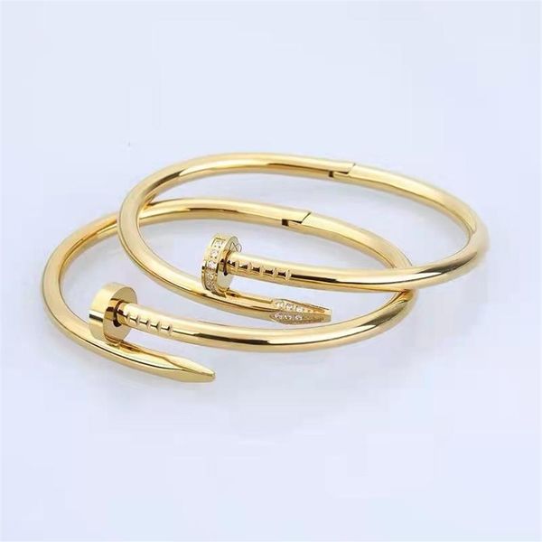 bangle bracelet designer bracelet luxury jewelry carti nail classic woman288w, Black