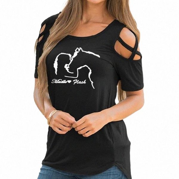 women's t-shirt women's t-shirt fashion girl and horse light shadow printing bandage off shoulder for women large size summer tee, White
women's t-shirt women's t-shirt fashion girl and horse light shadow printing bandage off shoulder for women large size summer tee, White